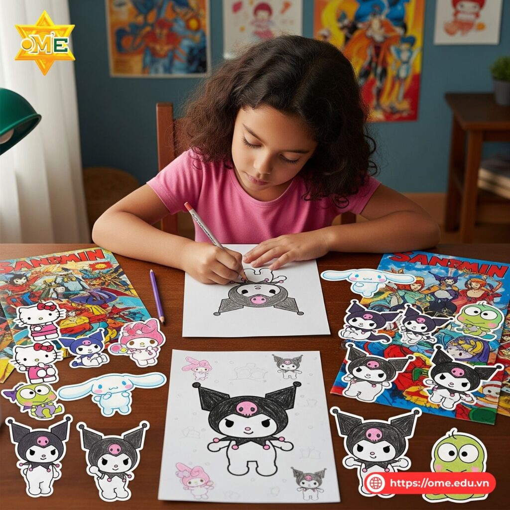 Biến niềm đam mê vẽ nhân vật truyện tranh thành một kỹ năng sáng tạo