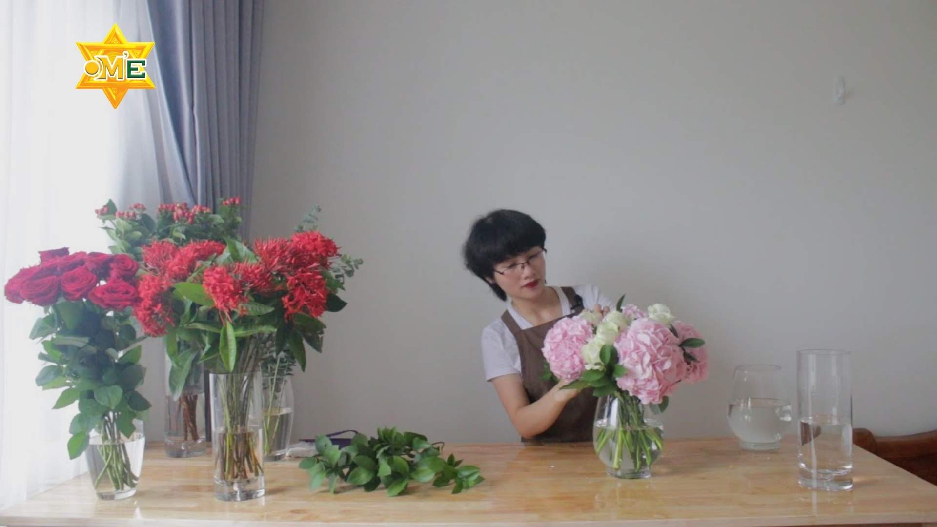 Học bó hoa chéo gốc đơn giản